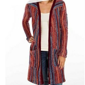 BILLABONG Multicolor Duster Open Front Cardigan S